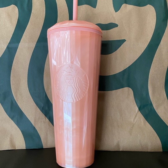 Starbucks Pink Dome Tumbler-Summer